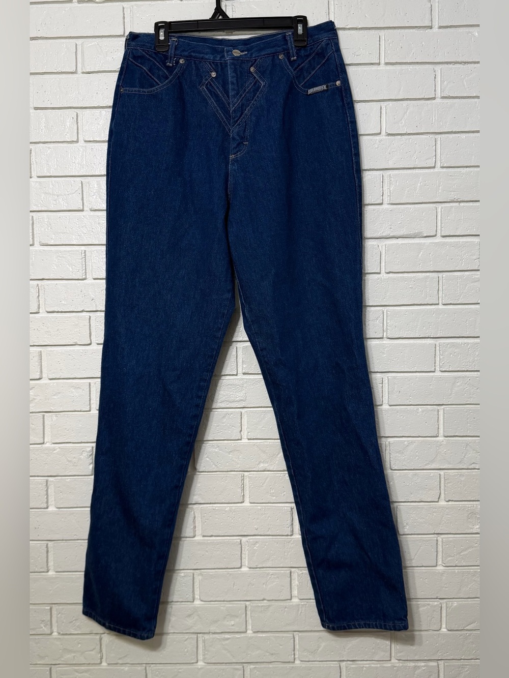 Vintage 80s 90s Roughrider Western Jeans 17/18  High Rise Made USA